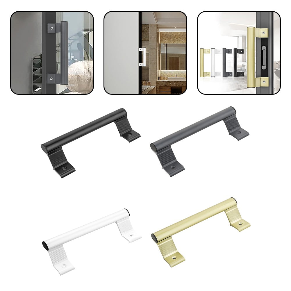 Aluminum Alloy Handle Balcony Sliding Door Handle Glass Door Sliding Door Handle White Smile Home White