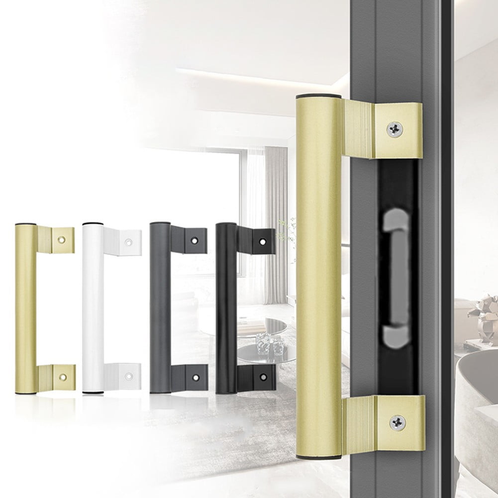 Aluminum Alloy Handle Balcony Sliding Door Handle Glass Door Sliding Door Handle White Smile Home White