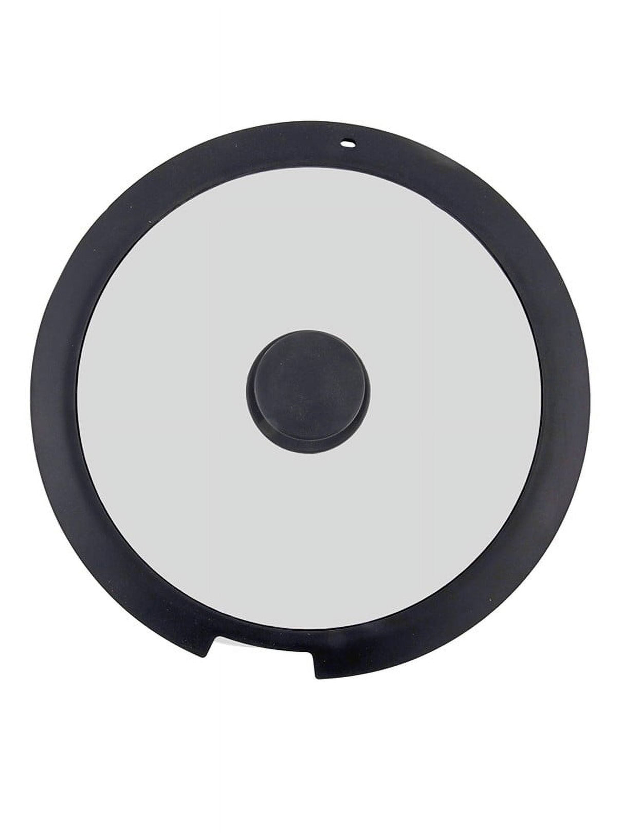 Sleek Black White Silicone Lids Available in Size Range of 18cm to 26cm B 20CM A 26CM