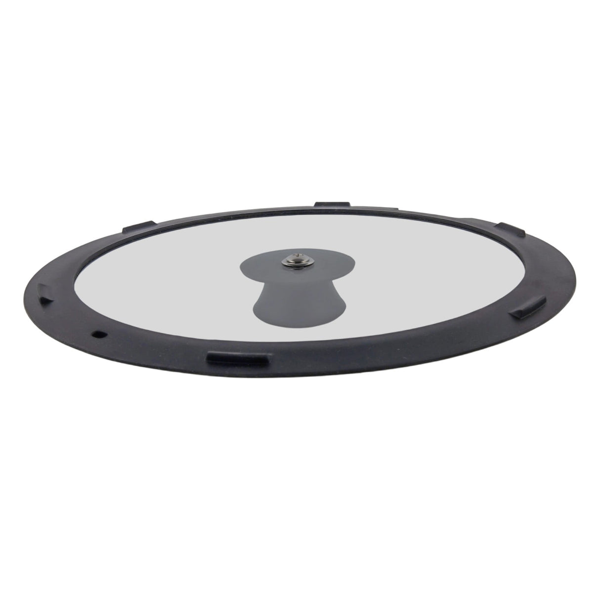 Sleek Black White Silicone Lids Available in Size Range of 18cm to 26cm B 20CM A 26CM