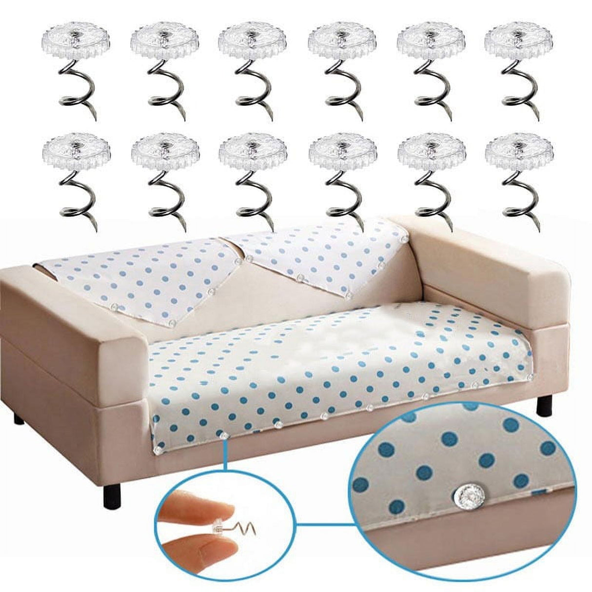 60Pcs Headliner Repair Pins Kit for Interior Upholster Car Truck Auto Home