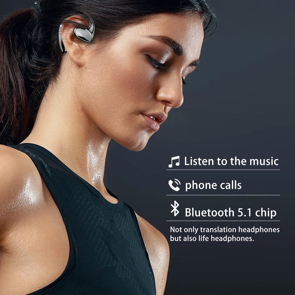Translator Earbuds,Translation Ear Buds, Ear Buds, Wireless Translator Ear Buds, 3-in-1 Language Translation 144 Languages Translation in Real Time For Travel Business Learning A