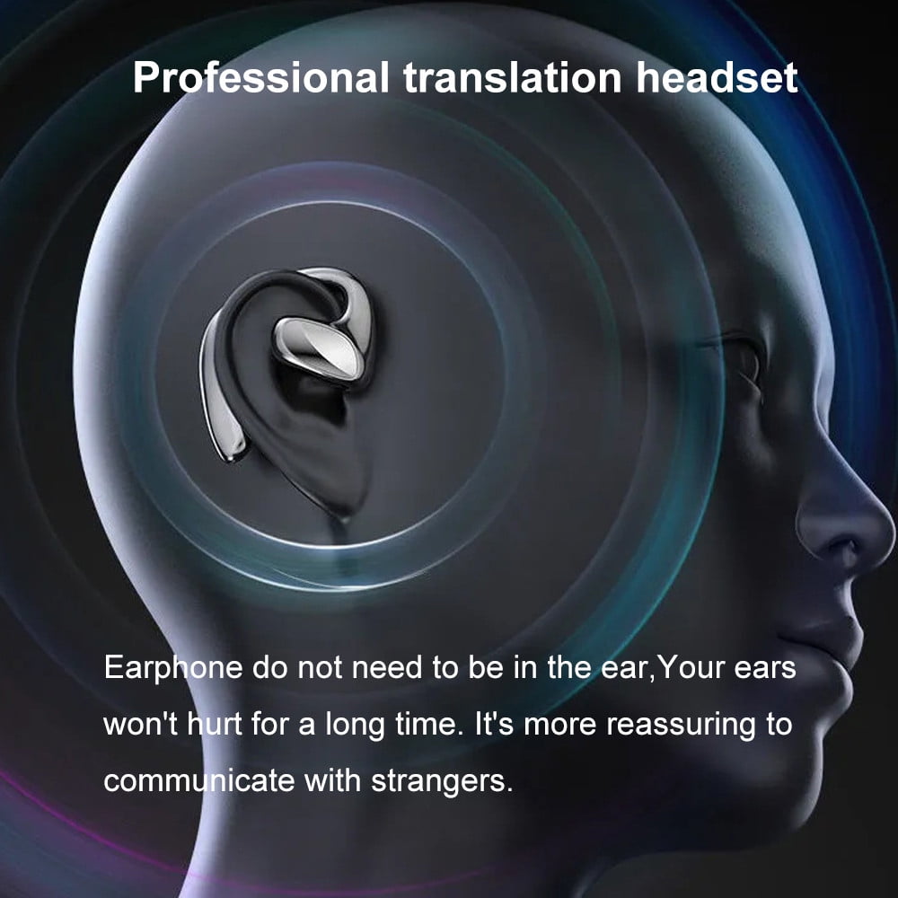 Translator Earbuds,Translation Ear Buds, Ear Buds, Wireless Translator Ear Buds, 3-in-1 Language Translation 144 Languages Translation in Real Time For Travel Business Learning A