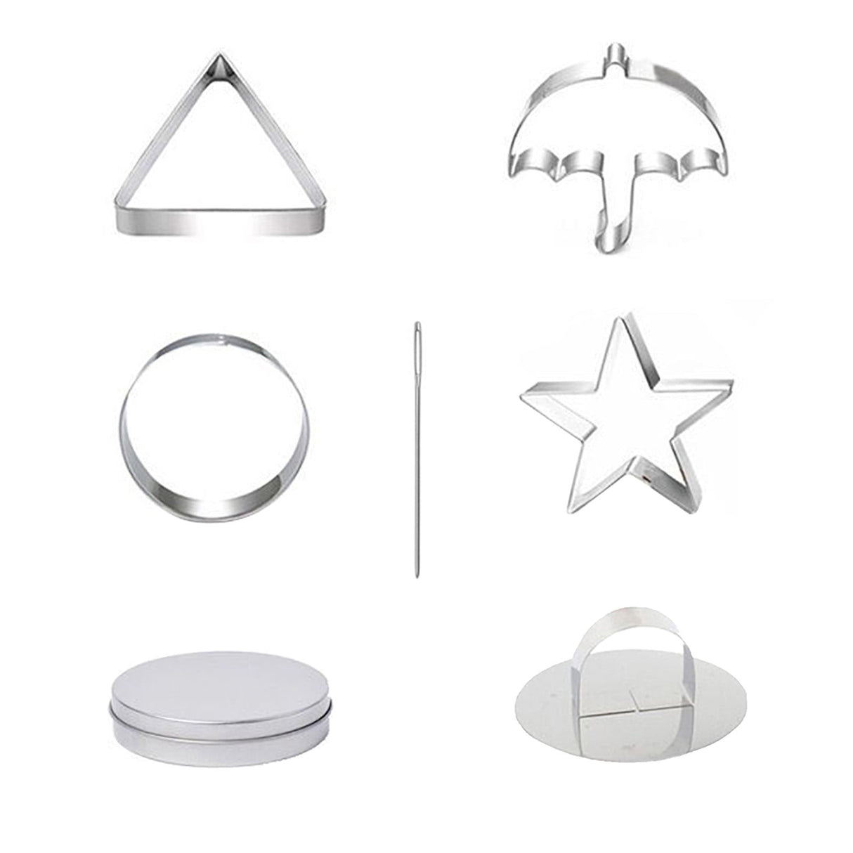 Sugar Candy Making Tools, Challenge Cookies Game Kit with Stainless Steel Cutters for Baking & Cooking, Fun Dalgona Kit for playsers