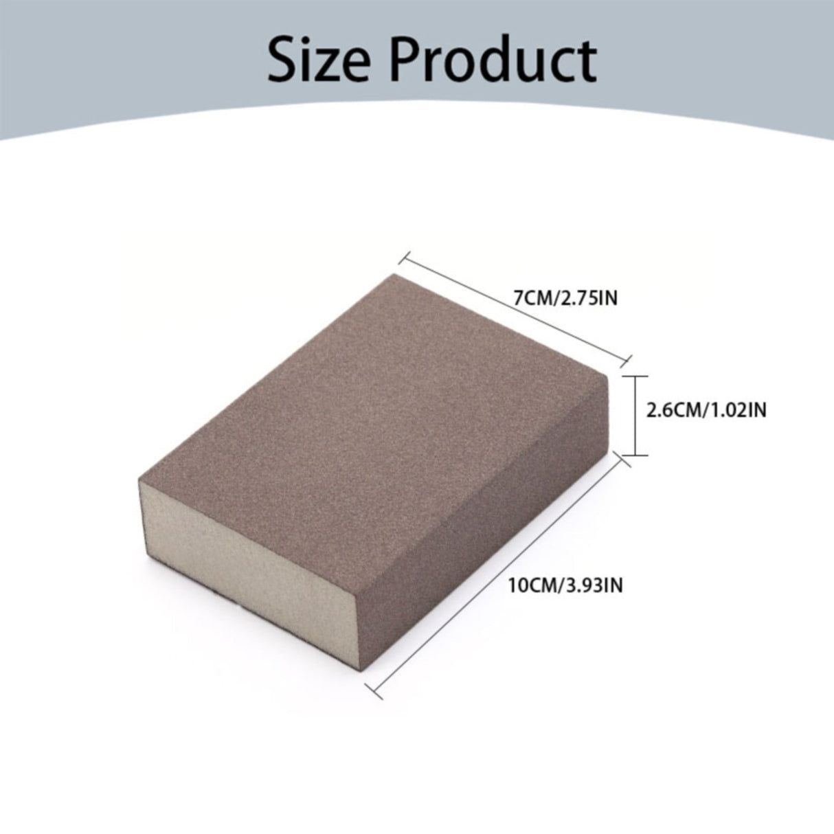 Sanding Sponge, Three Kinds of Grits 60/100/180, Washable and Reusable Handmade Sandpaper Block, Drywall Sandpaper Blocks for Wooden Drywall Sheetrock and Metal Glazing, 2.75x3.93x1.02 2.75" x 3.93" x 1.02" C