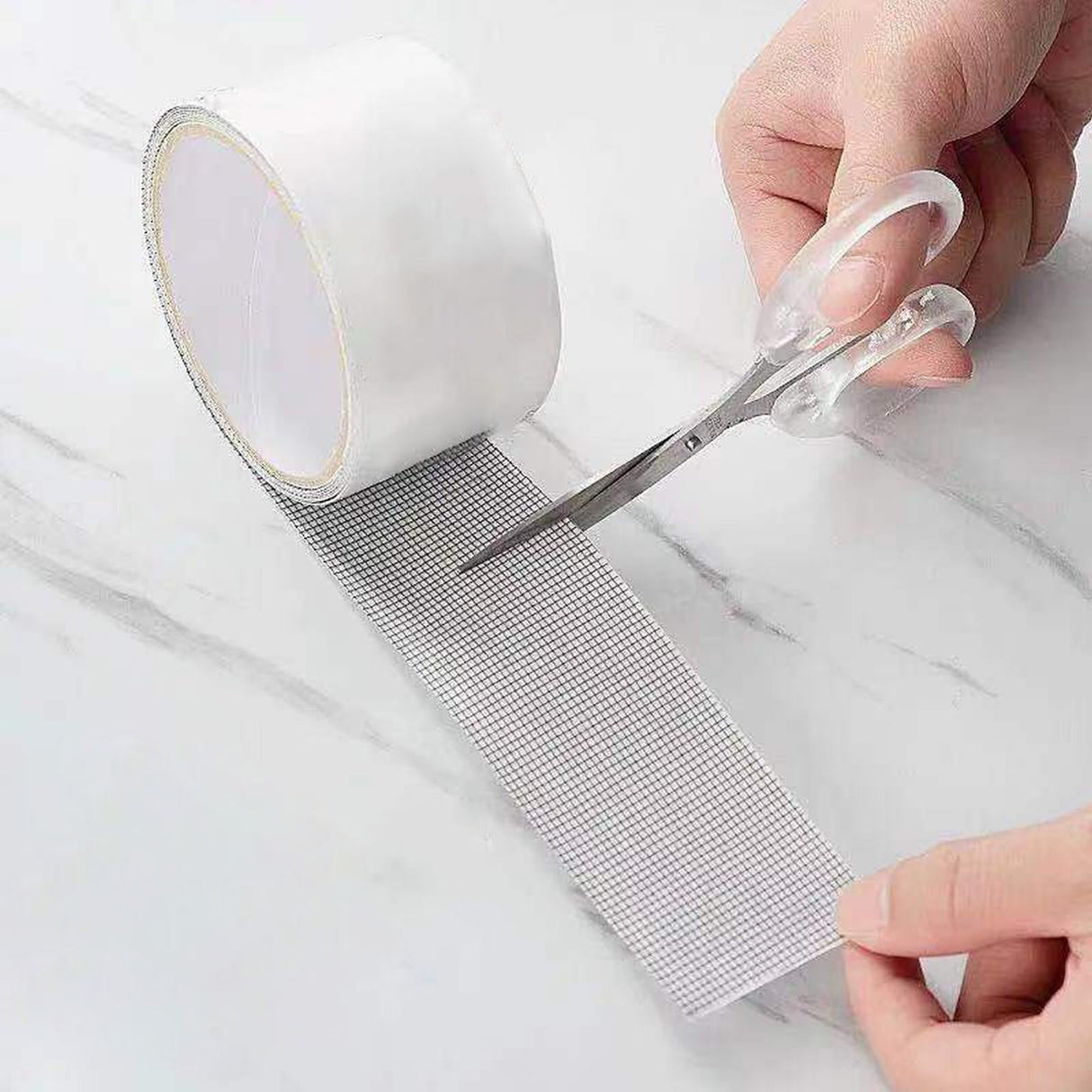 Window Screen Repair Kit Tape, 1 Roll 2x70' Fiber Glass Strong Self-Adhesive Waterproof Patch for Hole and Tear Screen Repair Tape (Grey) 2" x 70" Grey