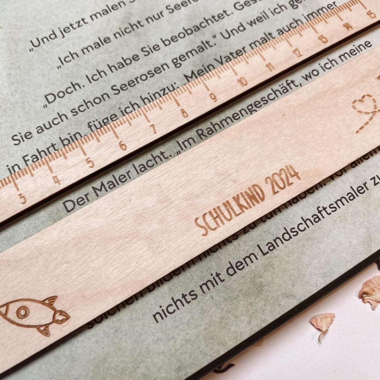 Wooden Reading Tracking Ruler, Reading Strips for Student, Text Guide Ruler for Students and Teachers, Tool for Reading, Classroom Learning Aid, Dyslexia Support Ruler, Study Accessory One Size Brown4