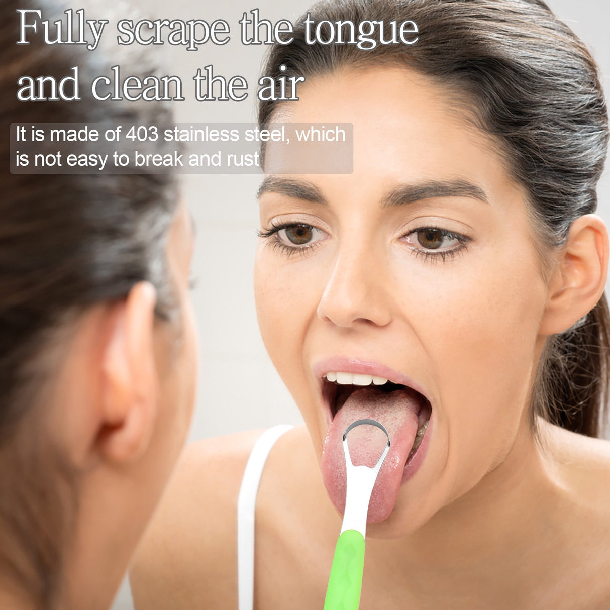 Tongue Scraper Cleaner 100% BPA Free Tongue Scrapers with Soft Handle for Adults, Kids, Healthy Oral Care, Easy to Use, Help Fight Bad Breath,with A Portable Travel Case-Black Green 1.18*0.98*6.1inch 1Pcs