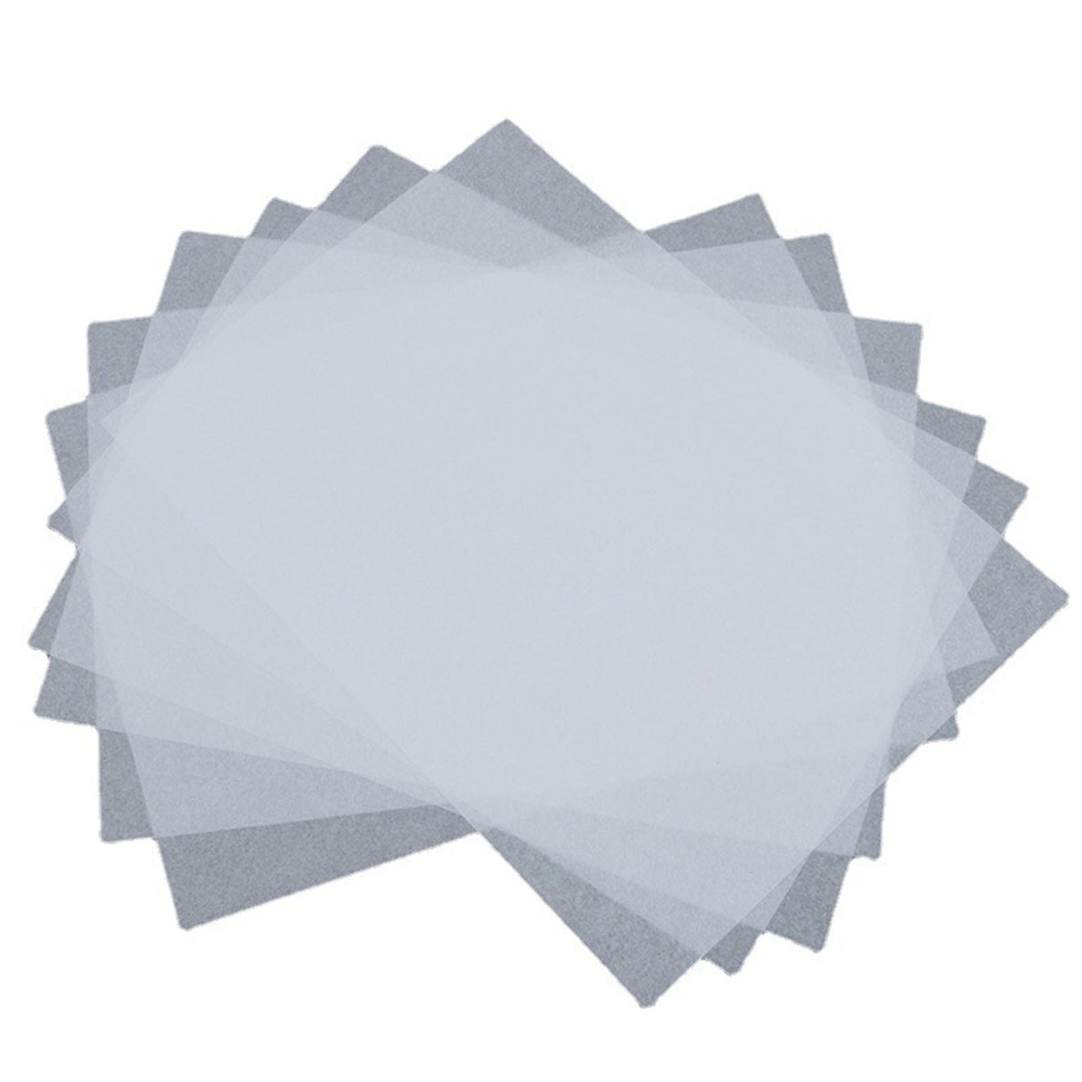 100 Sheets Tracing Paper 6.7 x 9.8 inches Artists Tracing Paper White Trace Translucent Clear Carbon for Pencil Sketching Printing Drawing Animation(White) White