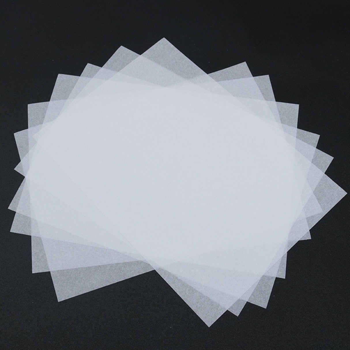 100 Sheets Tracing Paper 6.7 x 9.8 inches Artists Tracing Paper White Trace Translucent Clear Carbon for Pencil Sketching Printing Drawing Animation(White) White