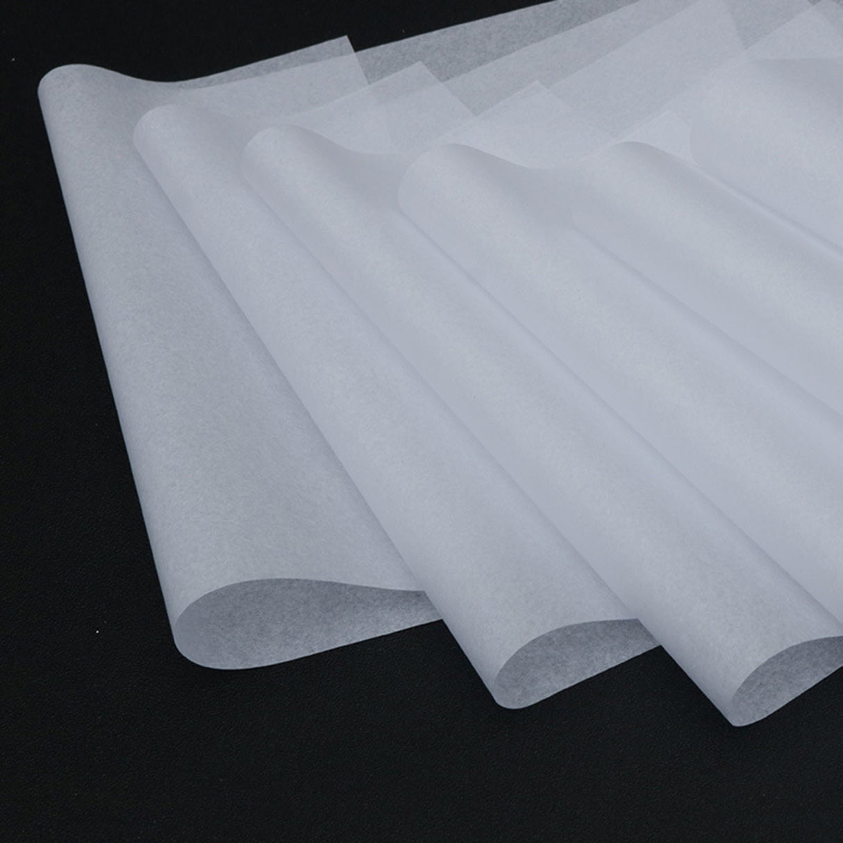 100 Sheets Tracing Paper 6.7 x 9.8 inches Artists Tracing Paper White Trace Translucent Clear Carbon for Pencil Sketching Printing Drawing Animation(White) White