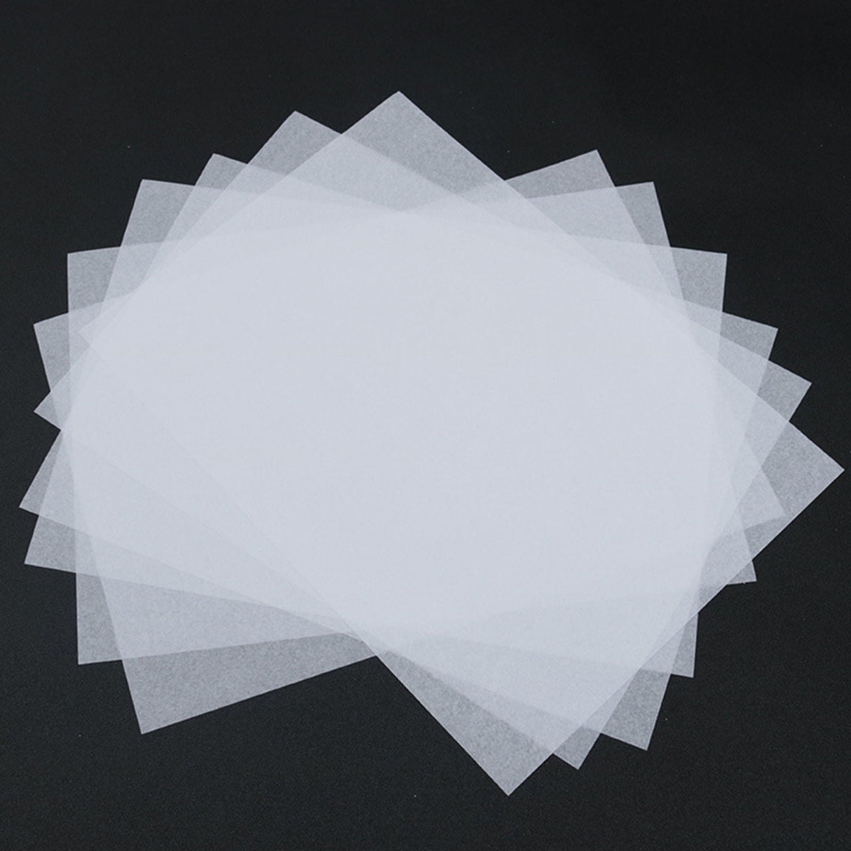 100 Sheets Tracing Paper 6.7 x 9.8 inches Artists Tracing Paper White Trace Translucent Clear Carbon for Pencil Sketching Printing Drawing Animation(White) White