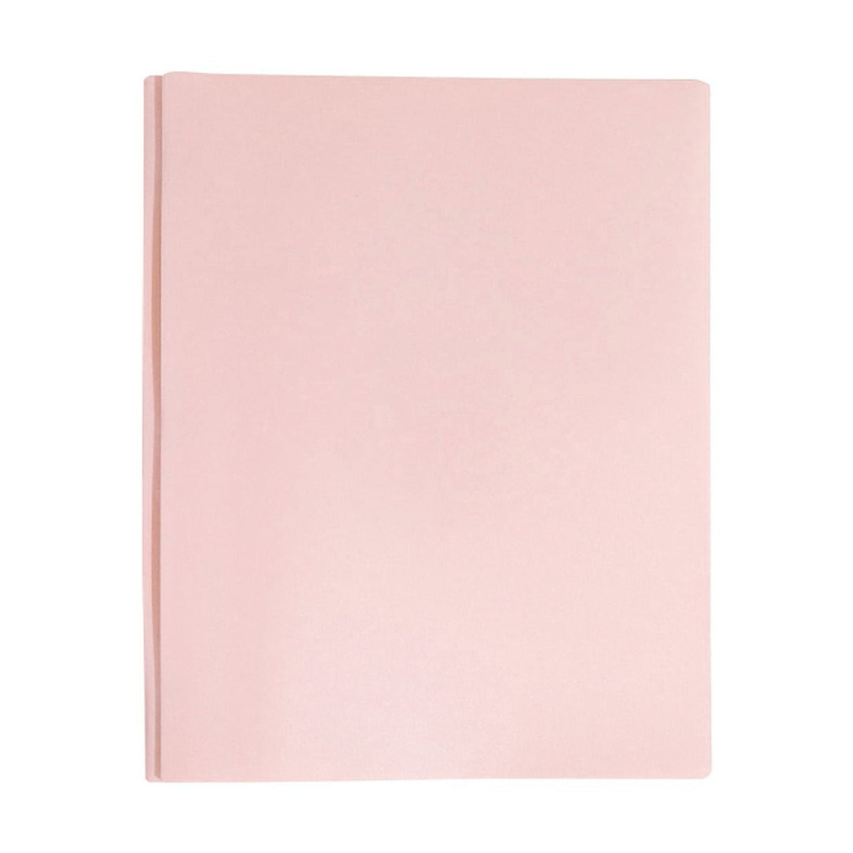 Plastic Folders with 2 Pockets and 3 Prongs, Heavy Duty Two Pocket Folder with Brads, 3 Prong Folders with Pockets for Letter Size Sheets, 9.5x11.5 9.5" x 11.5" Pink