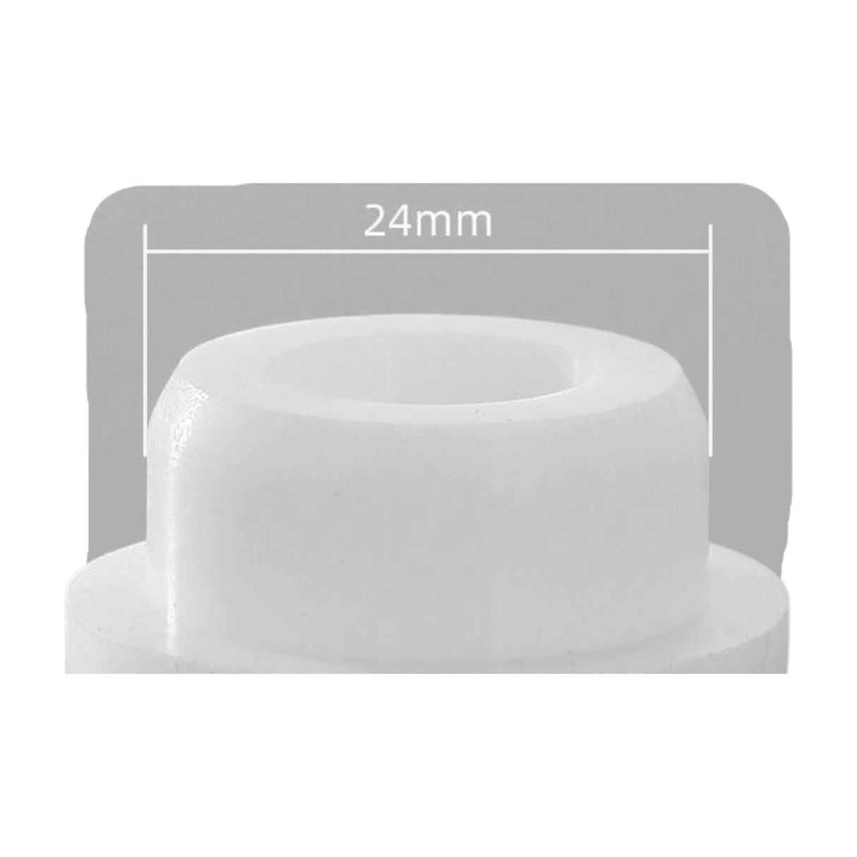 Sink Overflow Hole Cover for Kitchen Sink Hole, Overflow Cap for Bathroom Sink Basin Trim Overflow Cover Insert in Hole Round Caps, 5 Pcs, 0.94 Inches 0.94" White