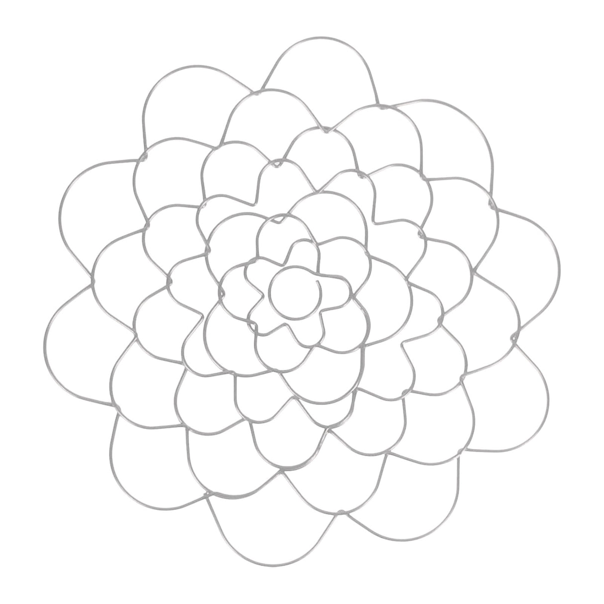 Stainless Steel Flower Arranger Frog, Wire Flower Arrangement Holder, Round Floral Lid Organizer Grid Tool, for Floral Plant Vase Stems Bouquets Fixation, Gold, 4 Inches 5" Silver