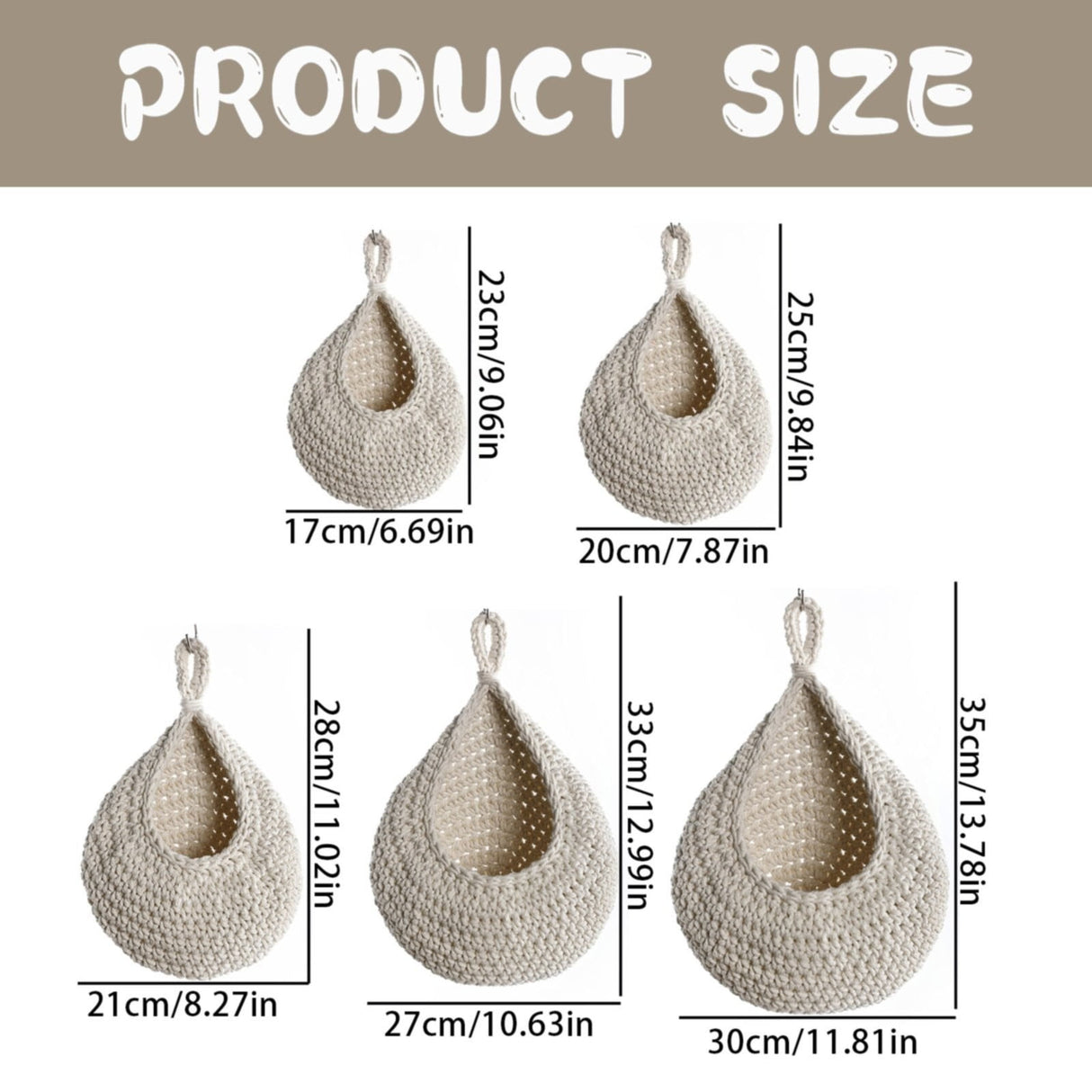 Oval Stackable Plastic Wicker Serving Basket, Imitation Rattan for Bread Fruit Vegetable, Kitchen Restaurant Indoor Outdoor, 33.0 x 27.0 cm, Beige