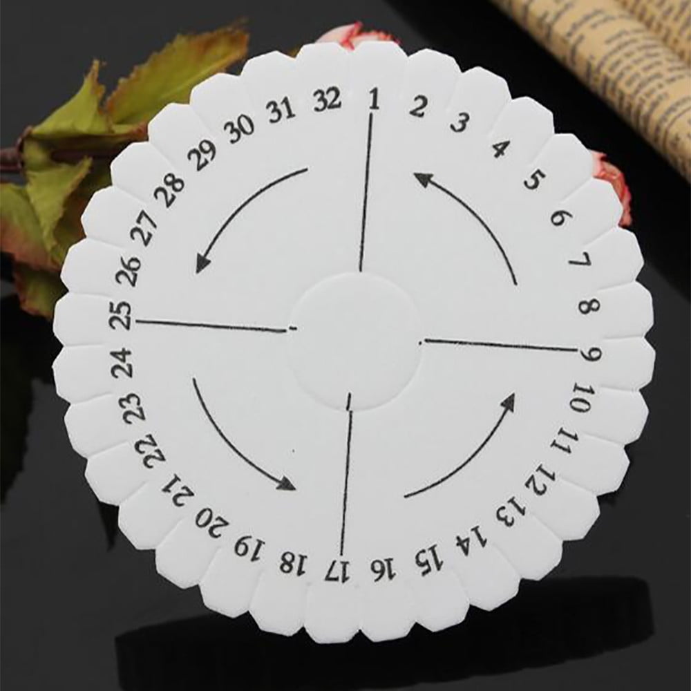 \u200bKumihimo Disk Braiding Wheel Lightweight & Convenient Friendship Bracelet Disc Square & Round Kumihimo Supplies for Beading & Bracelet Weaving Kit DIY, 1 Set, 3.94"x3.94 3.94" x 3.94" White*3 Set
