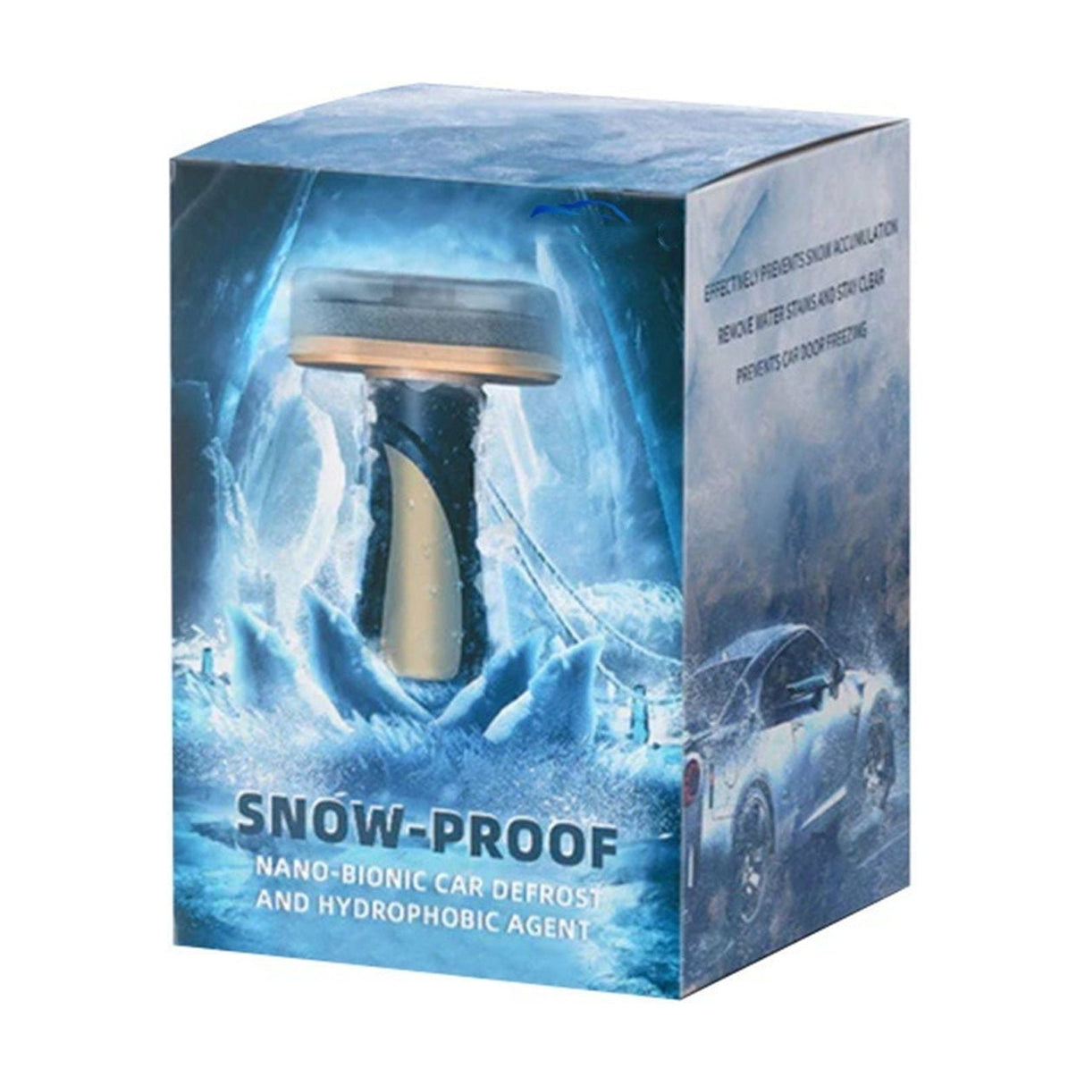 Hydrophobic Ice Removal Tool,100ml Quick-Spray Snow & Ice Melt for Car Windshields,Winter-Ready Windshield De-icing Coating Kit,Fast-Acting Anti-Ice Solution for Safe Winter Driving