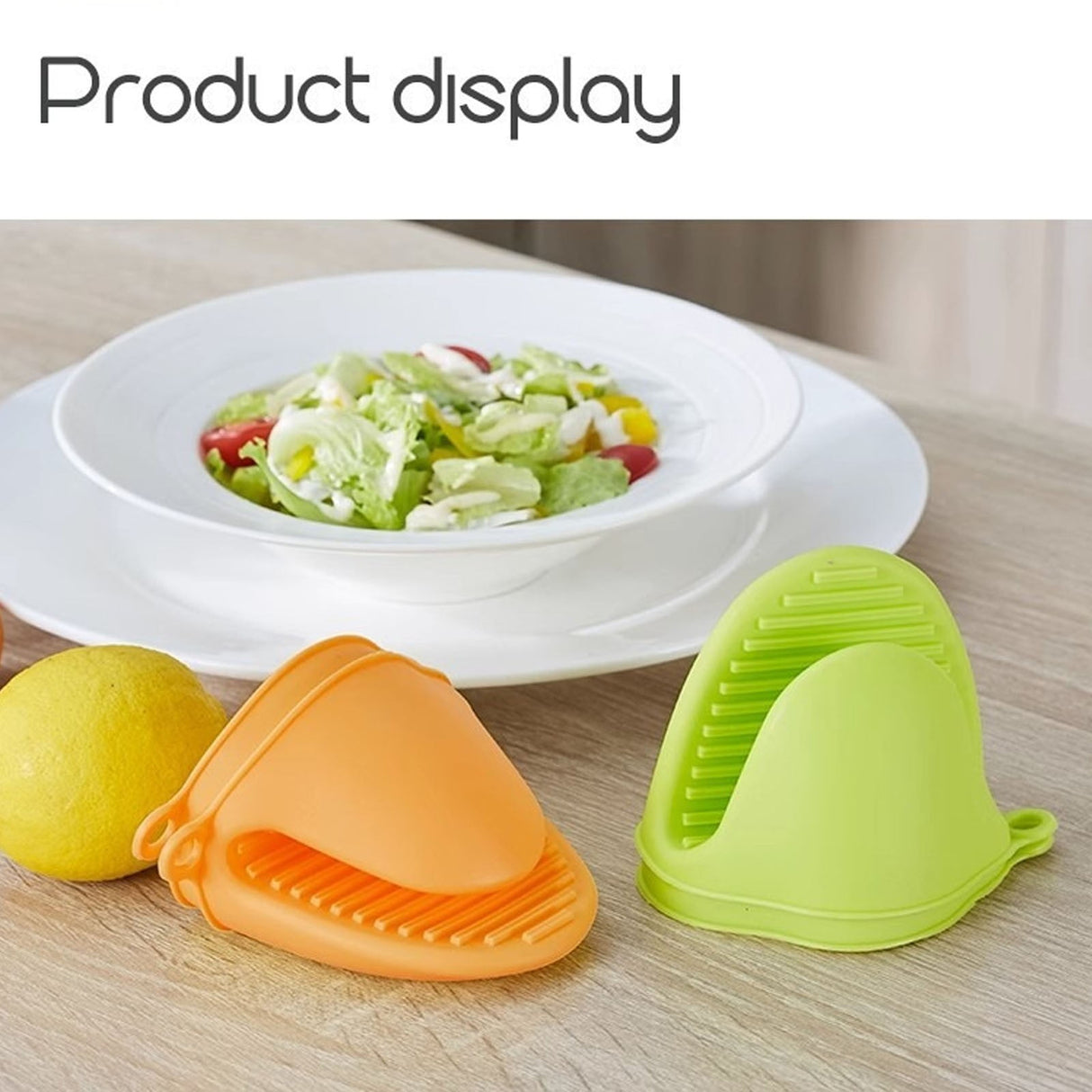Oven Mitts Heat Resistant, Mini Oven Mitts, Mini Silicone Oven Gloves,Pinch Grips Mitts Potholder for Kitchen Cooking & Baking, 1 Pcs, 3.93x3.35 7.16" x 5.35" x 8.85" Grey