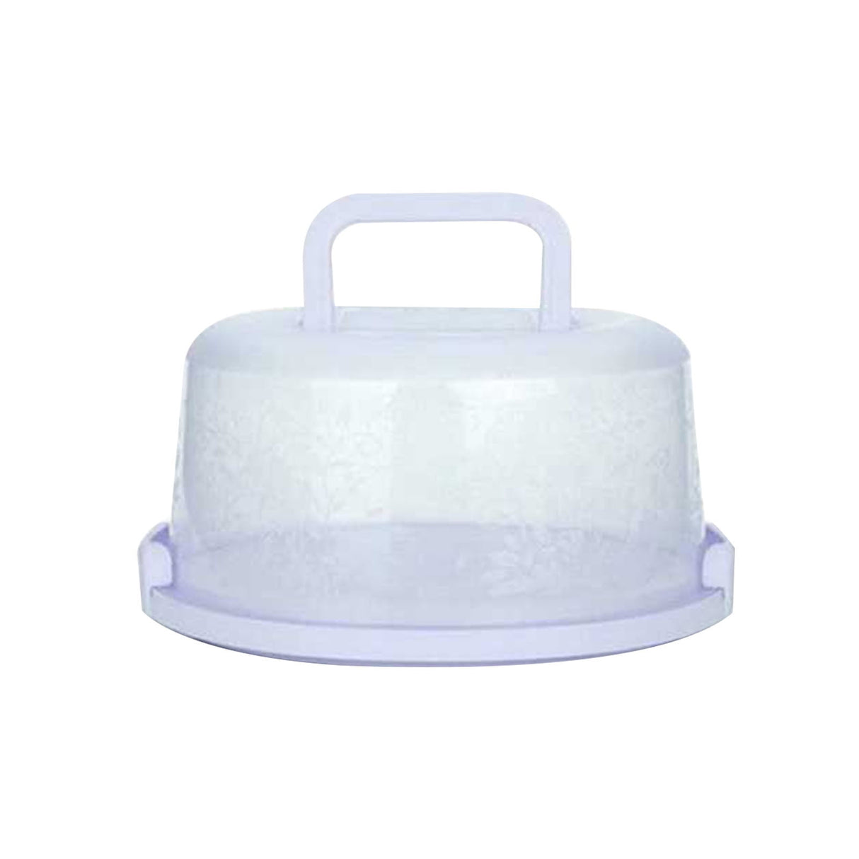 Portable Cake Storage Box, Transparent Plastic Cover with Snap Locks for Freshness, 26x22.5x13.5cm Airtight Container for Cupcakes or Snacks, Refrigerator-Safe and Odor-Proof Design Light Blue
