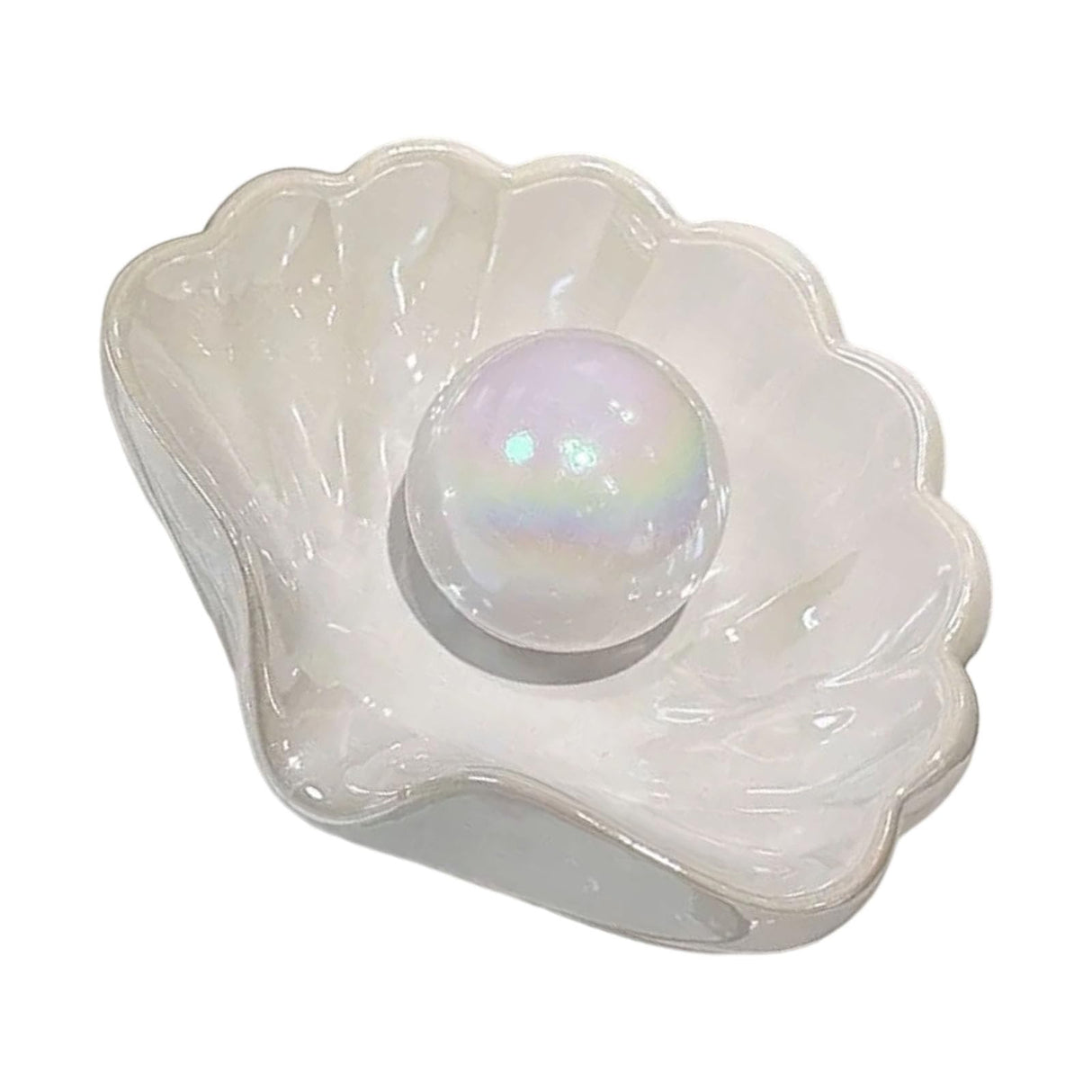 Soap Dish Shell - Soap Holder - Soap Dish - Bathroom Accessories - Jewelry Dish - Toilet Furnishings - Storage Dish - Home Decoration - Key Tray - Make Up Sponge Holder - Luxury Bathroom Interior - Gift Tip - Mother of Pearl White - 1 Piece