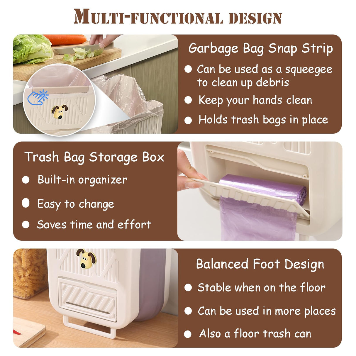 Kitchen Sink Organiser with Sponge Holder and Draining Basket for Scraps, Dishwashing Tools and Tidy Benchtop Storage, 10L, Beige