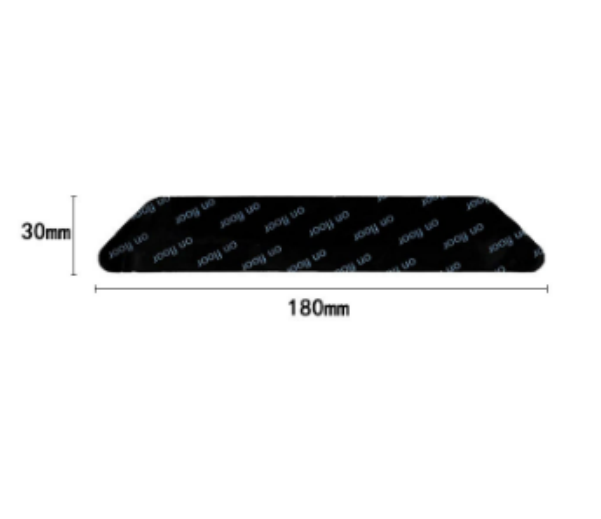 Carpet stoppers - Anti-slip mat - Rug grippers - Rug stopper - Anti-slip stickers - Rug fixer - Sofa cover stopper - Carpet undermat - Stair mat stopper - Self-adhesive - XL Grippers - Black - 8 Pieces