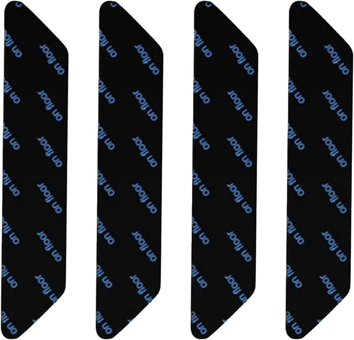 Carpet stoppers - Anti-slip mat - Rug grippers - Rug stopper - Anti-slip stickers - Rug fixer - Sofa cover stopper - Ultra-thin stopper - Carpet undermat - Discreet - Sofa stopper - Black - 4 Pieces