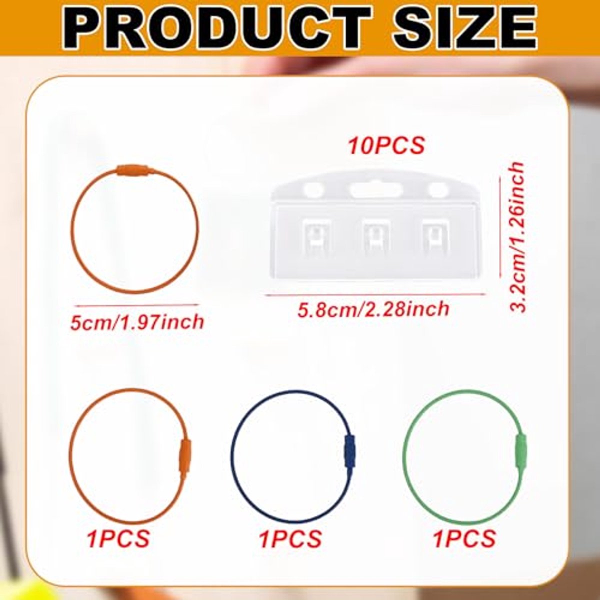 Card holder ring for Yoto card set, 3 keychain loops and 10 hanging tabs Removable card holder organizer Children's travel bag for Yoto cards Storage accessories