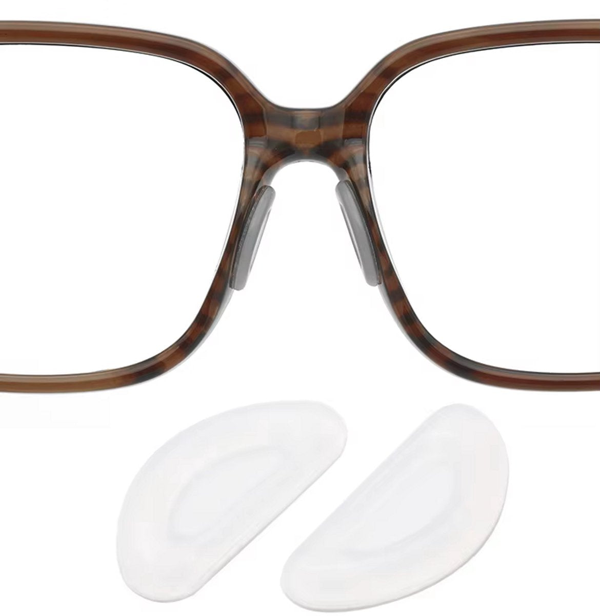 10x Glasses Pads | Self-Adhesive Glasses Nose Pads | Silicone Nose Pads | Transparent