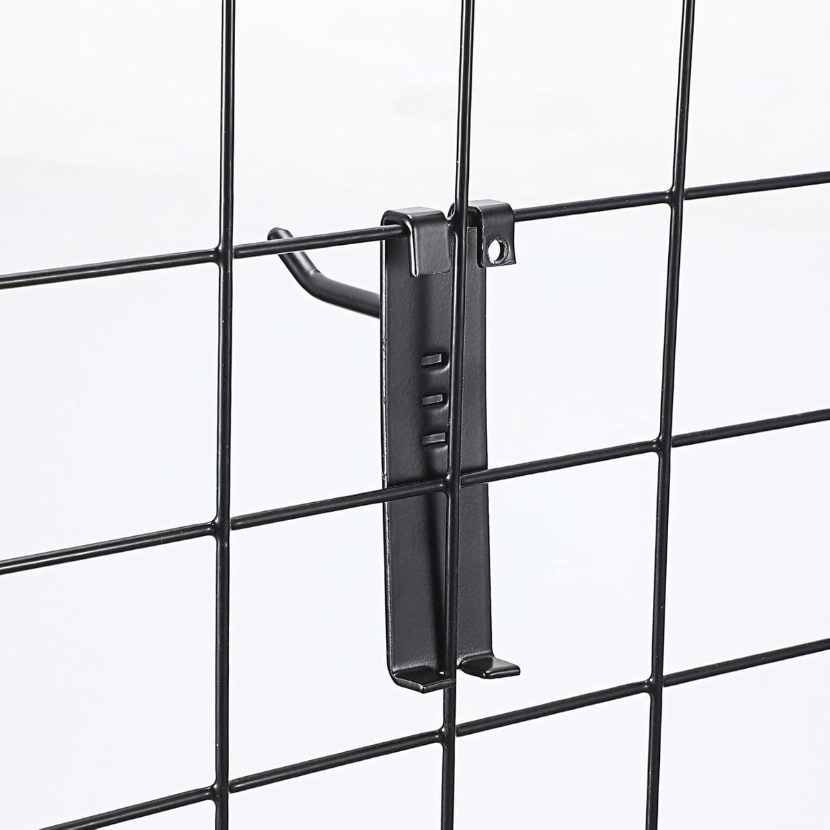 Gridwall Hooks 30 Pieces - 10/15/20cm - Iron - Black - Commercial Quality - Grid Wall Panels Accessory - Garage - Shop - Storage accessories