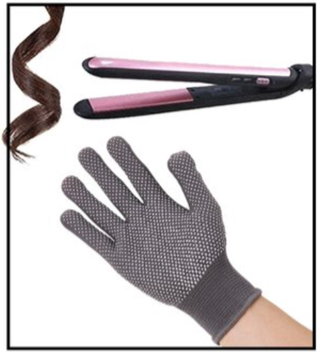 Heat-Resistant Gloves | Heat Glove | Curling Iron | Straightener | 1 Pair