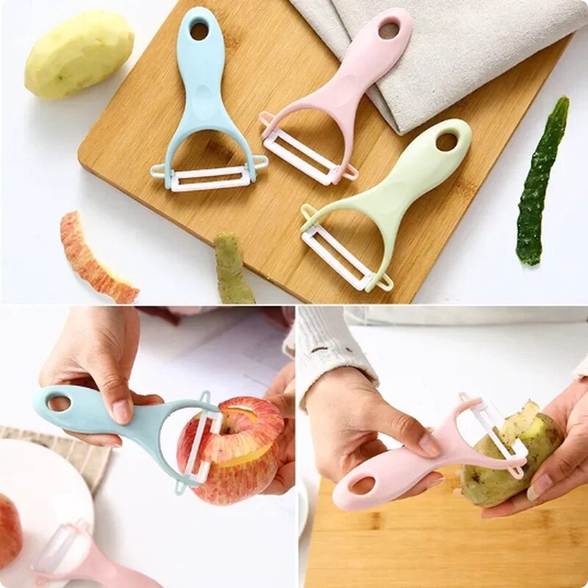 Peeler | Paring Knife | Potato Peeler | Vegetable Peeler | Blue