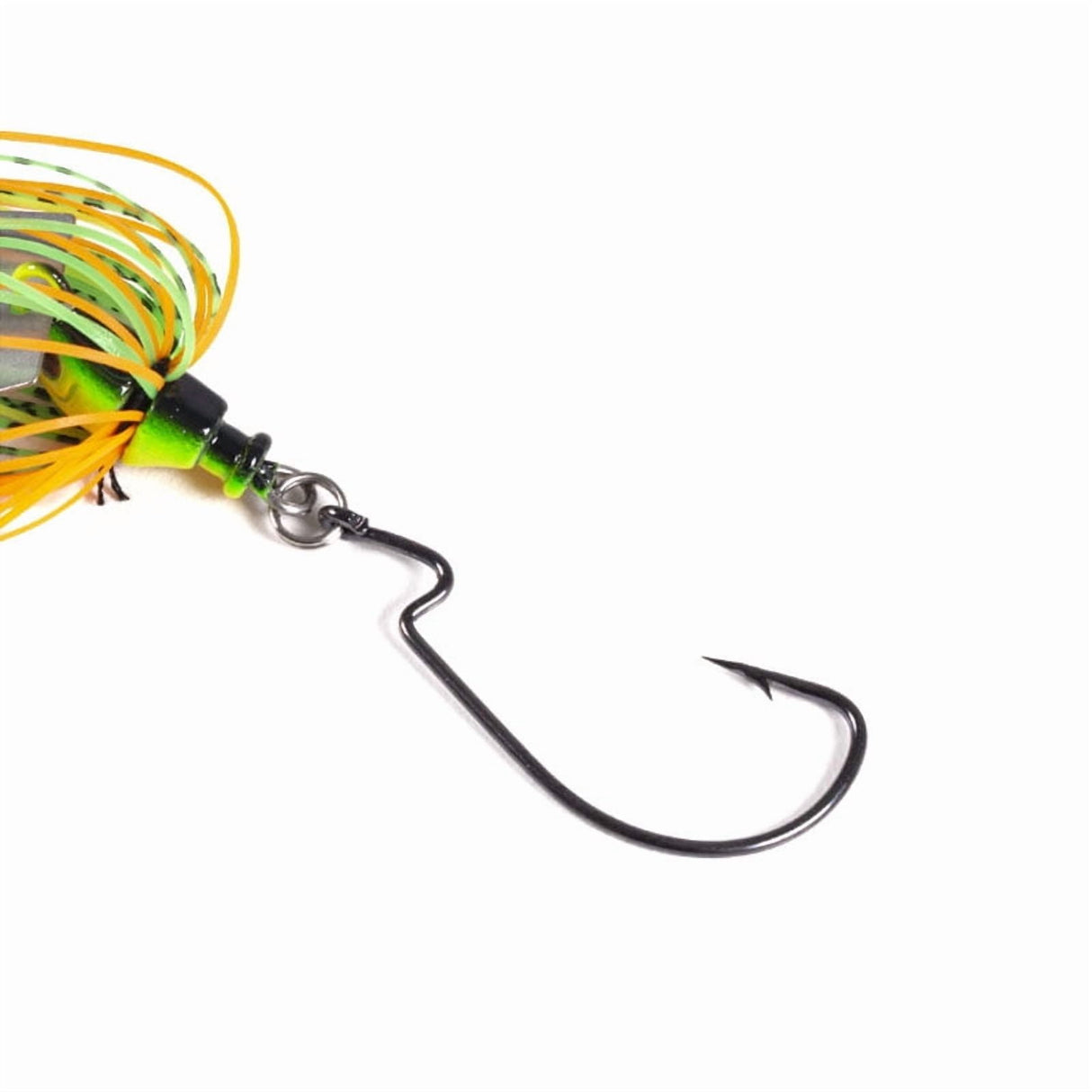 2 of 6 Pcs/lot Artificial Fishing Lures s 10cm11g Chatterbait Spinner Bait Blade Jig Dancer Buzzbait Wobbler Fishing Accessorie 6 Pcs mix