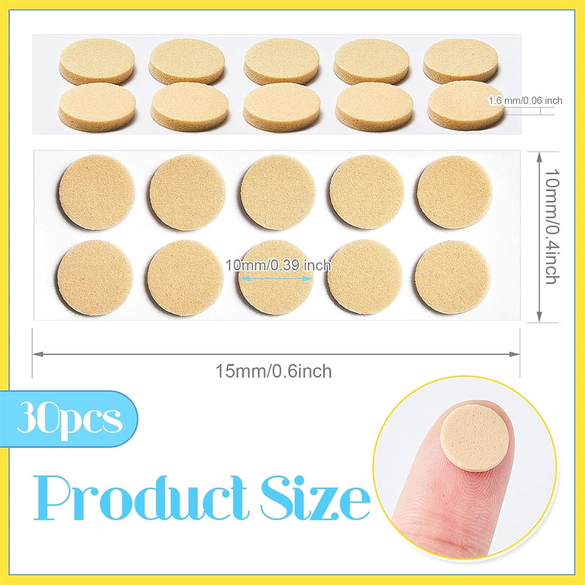 Earring Stickers for Split Earlobes,50Pcs Earring Support Patches,Reinforcement Ear Stickers Earring Backs for Droopy Ears Heavy Earrings,Large Earring Stabilizers Stickers Beige