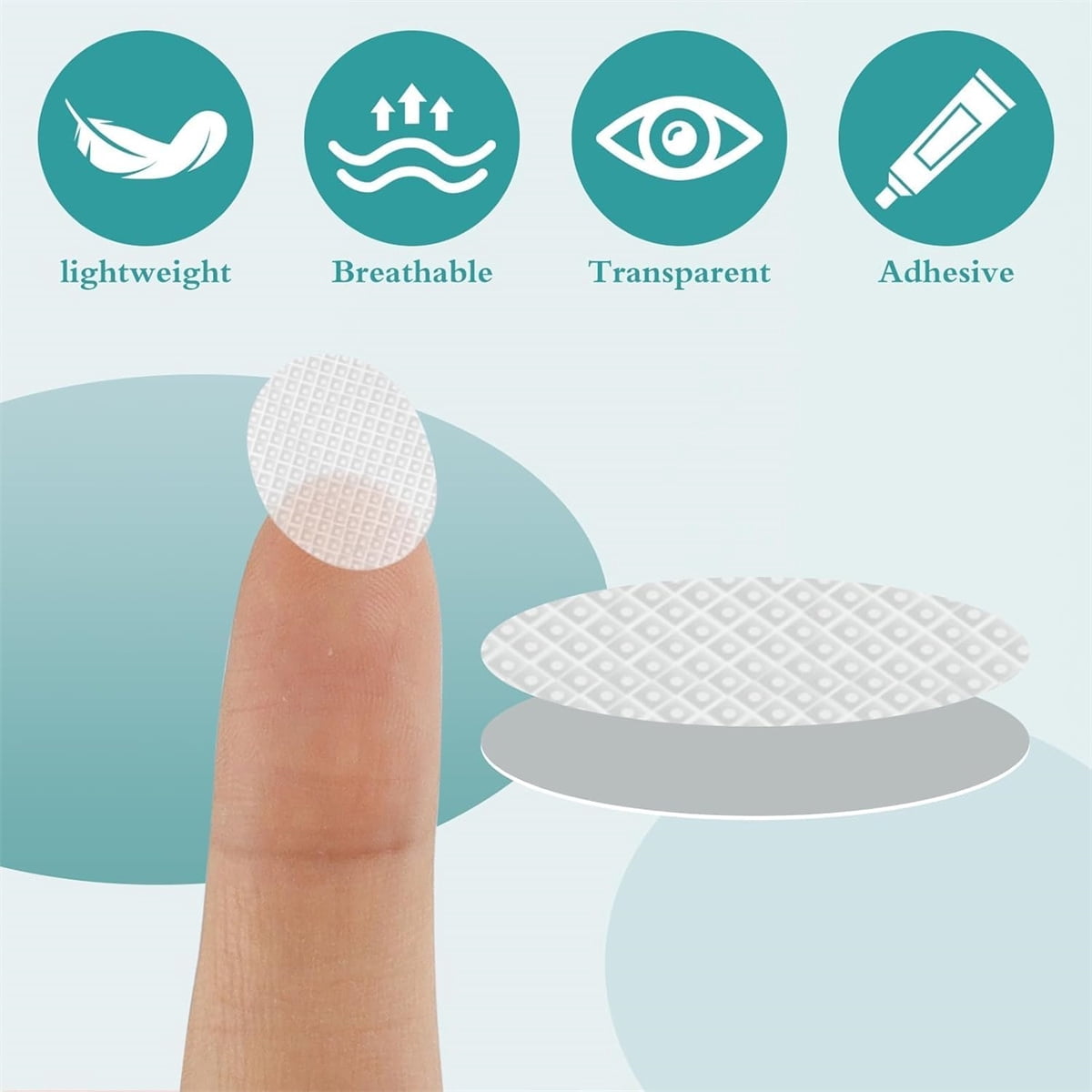 Earring Stickers for Split Earlobes,50Pcs Earring Support Patches,Reinforcement Ear Stickers Earring Backs for Droopy Ears Heavy Earrings,Large Earring Stabilizers Stickers White