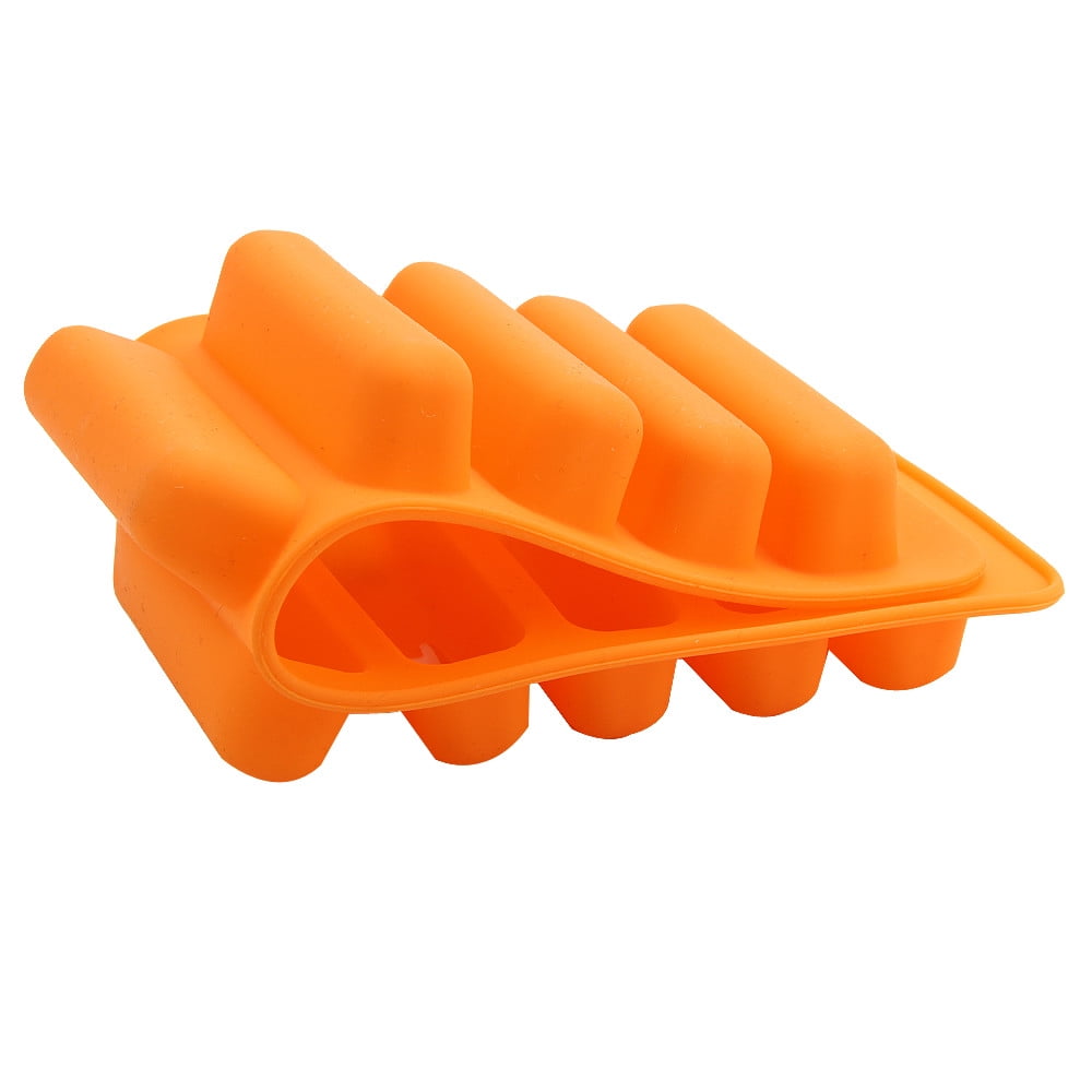 Chocolate Bar Molds Silicone Rectangle for Deep Bars,10 Cavities Thick Flexible Molds for Homemade Snacks Sugar Free Energy Soft Baked Oat Protein Energy Bars, Easy Release Moulds Tray Radon Color 1pc