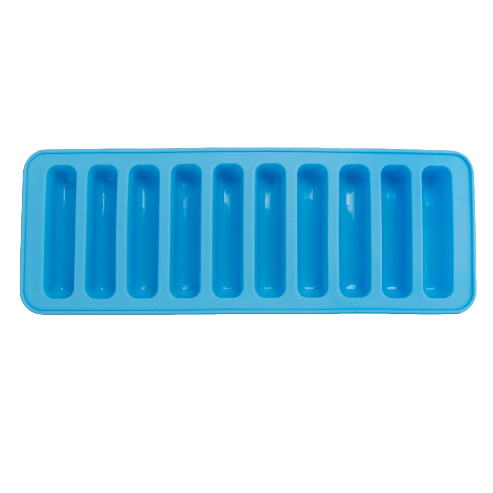 Chocolate Bar Molds Silicone Rectangle for Deep Bars,10 Cavities Thick Flexible Molds for Homemade Snacks Sugar Free Energy Soft Baked Oat Protein Energy Bars, Easy Release Moulds Tray Radon Color 1pc