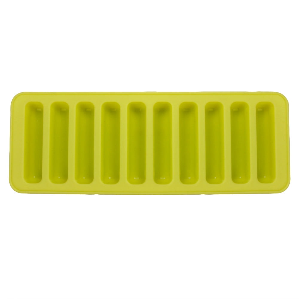 Chocolate Bar Molds Silicone Rectangle for Deep Bars,10 Cavities Thick Flexible Molds for Homemade Snacks Sugar Free Energy Soft Baked Oat Protein Energy Bars, Easy Release Moulds Tray Radon Color 1pc