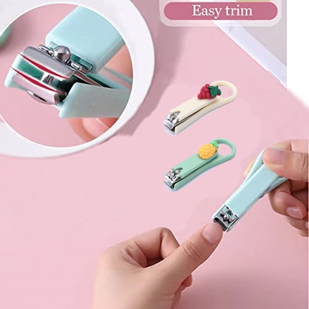 2Pcs Fingernail Clipper,Very Sharp and Cute Nail Clippers,Suitable for Adults and Children Style 6