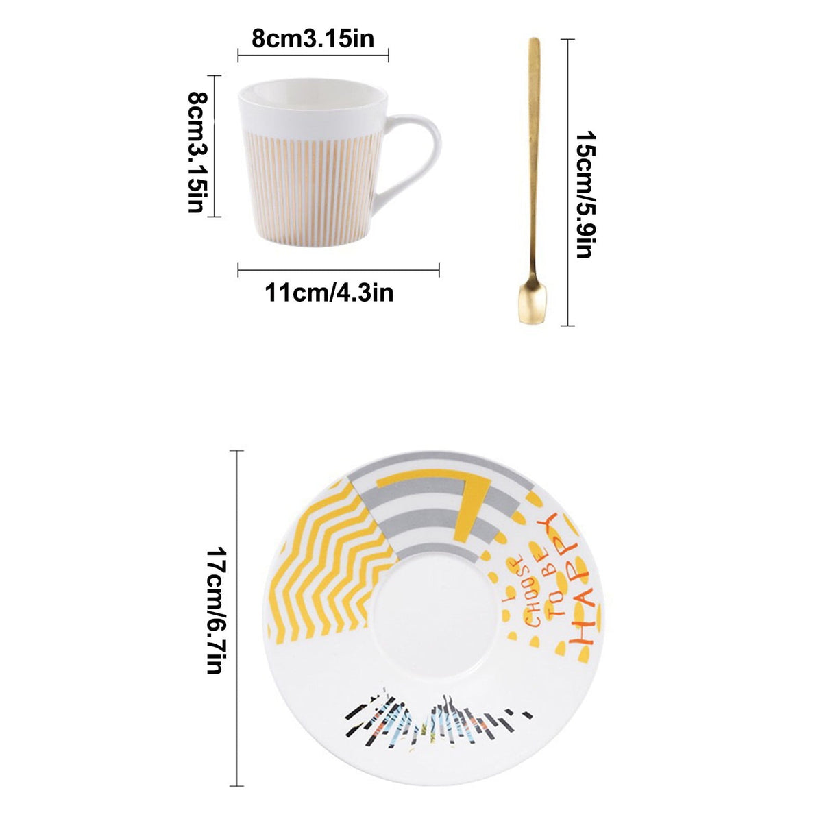 Optical Illusion Ceramic Coffee Mug,Rotating Cup Creates Moving Reflection Design, Unique Novelty Tea & Espresso Cup with Anti-Slip Base, Smooth Handle,Fun Gift for Coffee Lovers
