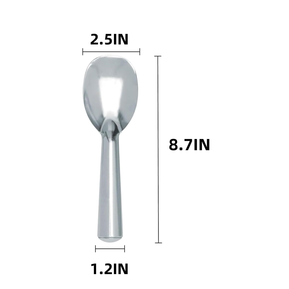 Kitchen Anti-Freeze Ice Cream Spade,Aluminum Alloy Ice Cream Paddle with Comfortable Handle,Dessert Spade for Indoor and Outdoor Use,1Pack
