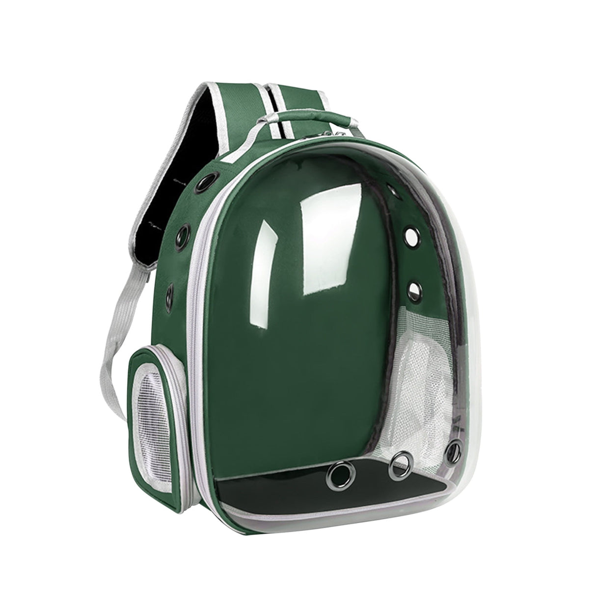 Pet Backpack Carrier, Transparent Space Capsule Pet Backpack Bag with Straps, Breathable Pet Carrier for Traveling Walking Hiking Outdoor Activities C
