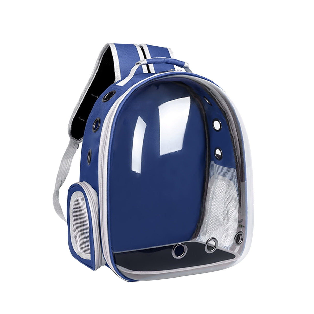 Pet Backpack Carrier, Transparent Space Capsule Pet Backpack Bag with Straps, Breathable Pet Carrier for Traveling Walking Hiking Outdoor Activities H