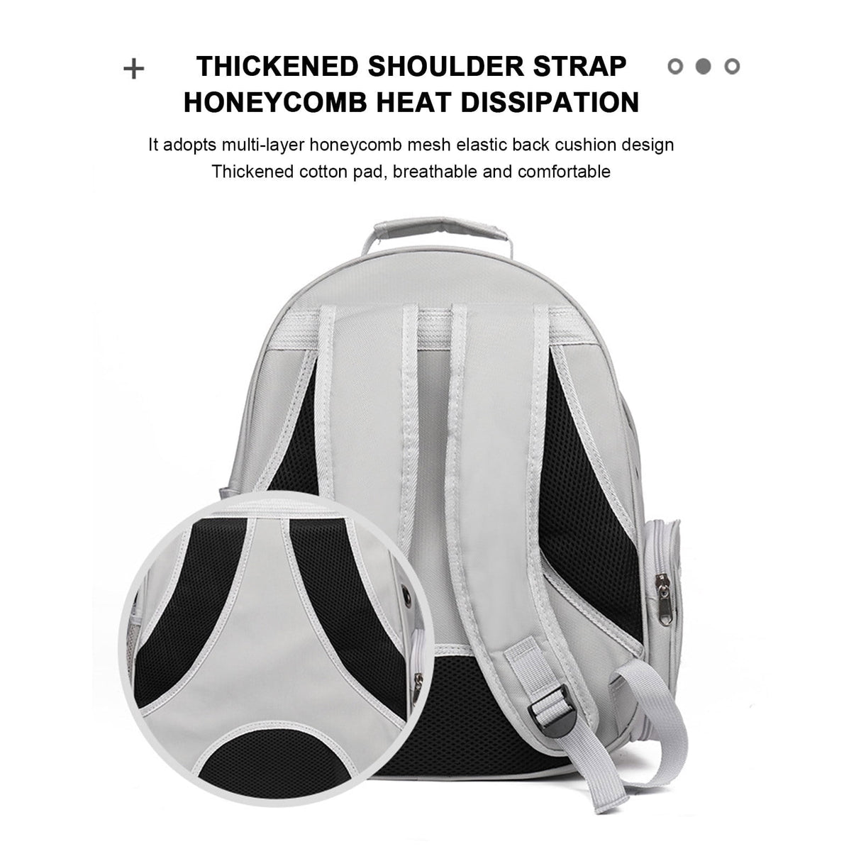 Pet Backpack Carrier, Transparent Space Capsule Pet Backpack Bag with Straps, Breathable Pet Carrier for Traveling Walking Hiking Outdoor Activities H