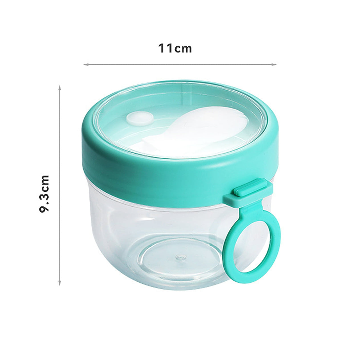 Polycarbonate White PC Leakproof Yogurt Container Pink