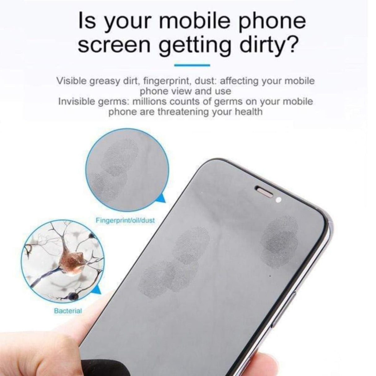 Screen Cleaner Spray Wipe, 3-in-1 Spray Microfiber Cloth, Car Screen Cleaner, Portable Refillable Spray Bottle Tool for Phone/Computer/Laptop/Tablet/Monitor/Car Screen 18 mL Atrovirens