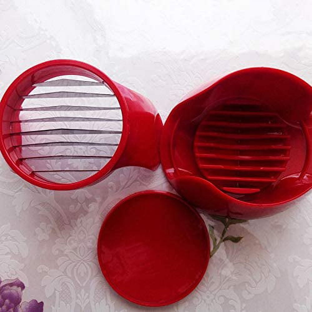 Fruit and Vegetable Cutter, 1 Slicer Tomato Potato Onion Fruit Vegetable Slicer Tomato Slicer Stand Kitchen Slicer Tool Gadgets
