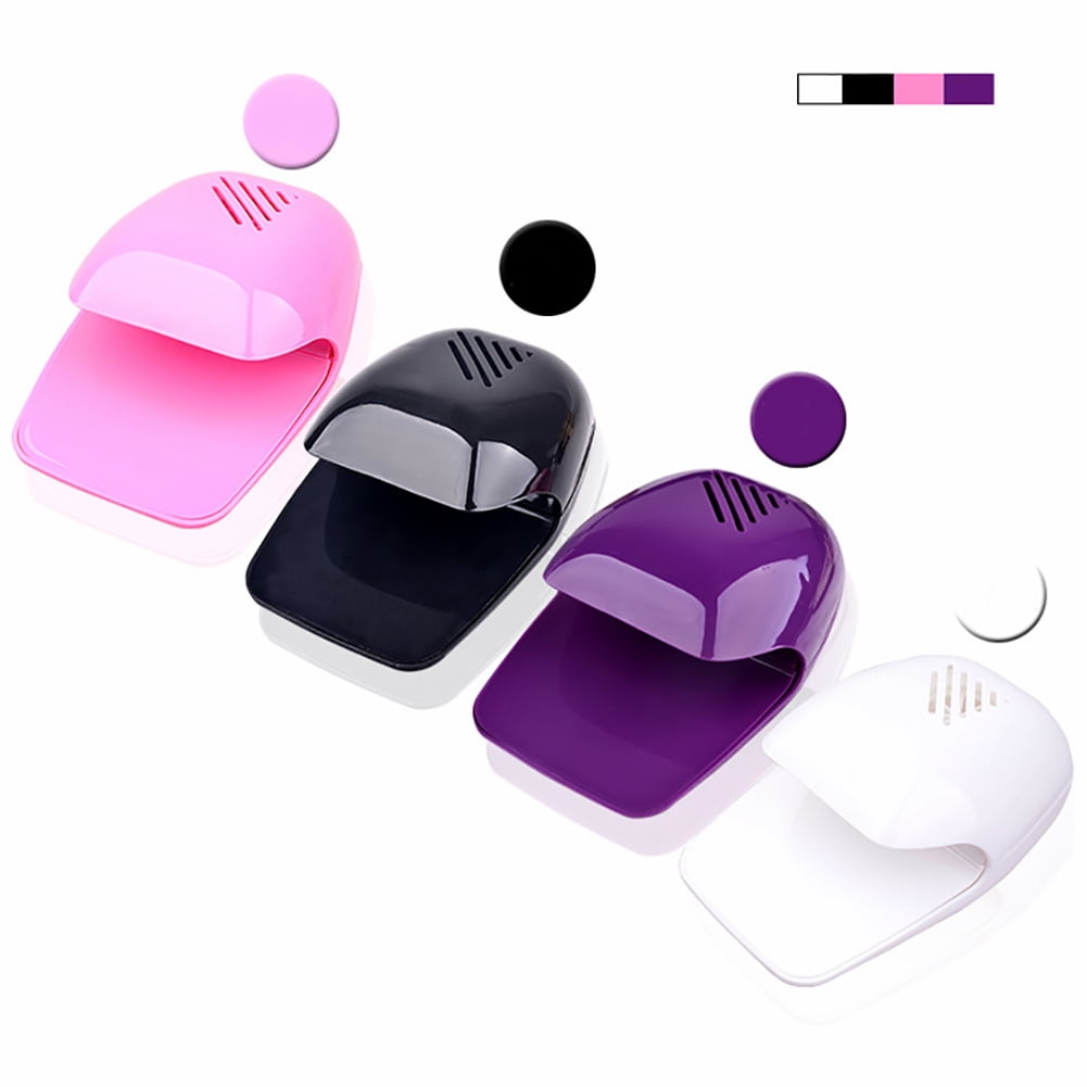 Portable Finger Toe Nail Polish Dryer Drying Blow Fan Manicure Art Tool Machine Pink