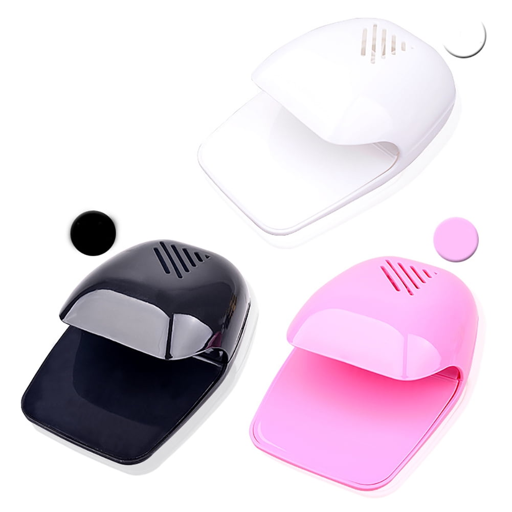 Portable Finger Toe Nail Polish Dryer Drying Blow Fan Manicure Art Tool Machine Pink